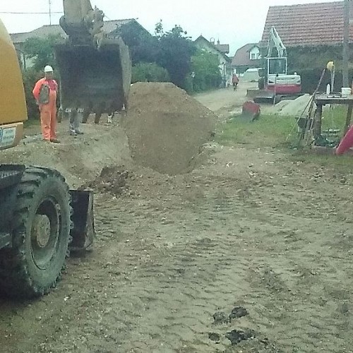 Pričetek izgradnje kanalizacije na območju Komende 