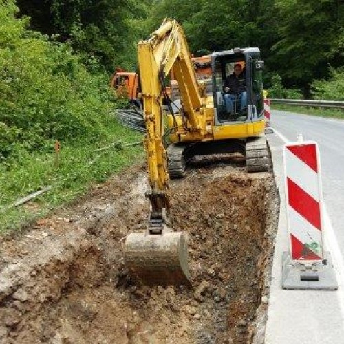 Na območju občine Kamnik se nadaljujejo dela na povezovalnem kanalu od Kamnika do Šmartnega v Tuhinju
